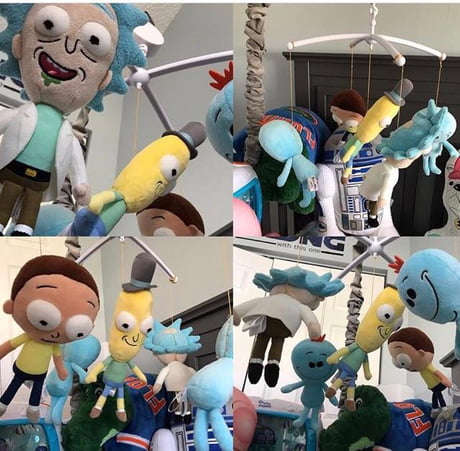 We Made A Rick And Morty Baby Mobile For The Nursery 9gag