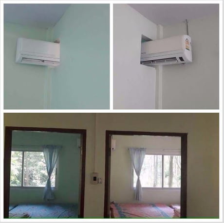 1 aircon for 3 rooms