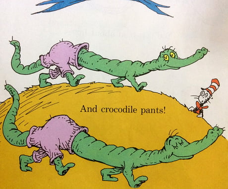 alligator wearing pantsTikTok Search