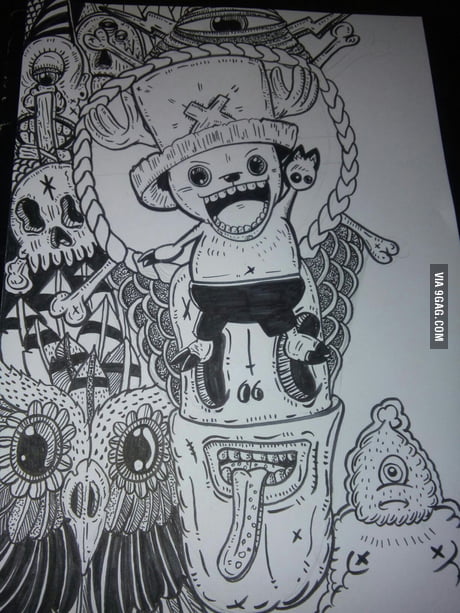 One Piece Doodle Work In Progress 9gag