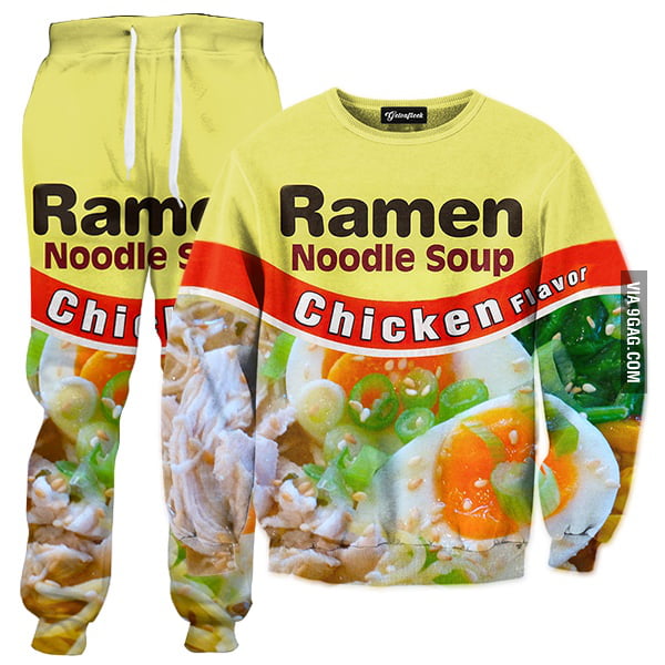 With this limited edition Ramen Noodles outfit... You won't the