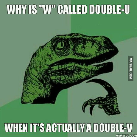 Why W Is Pronounced Double U and Not Double V