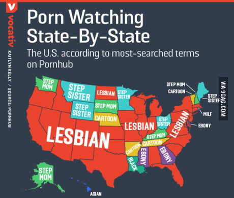 460px x 388px - Hmmm, lot of Christian states watch a lot of lesbian porn - 9GAG