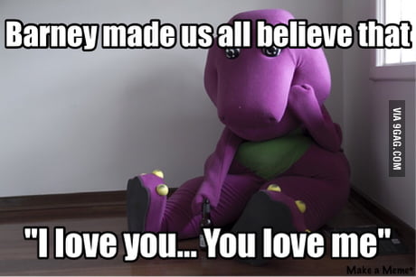 Damn You Purple Dinosaur 9gag