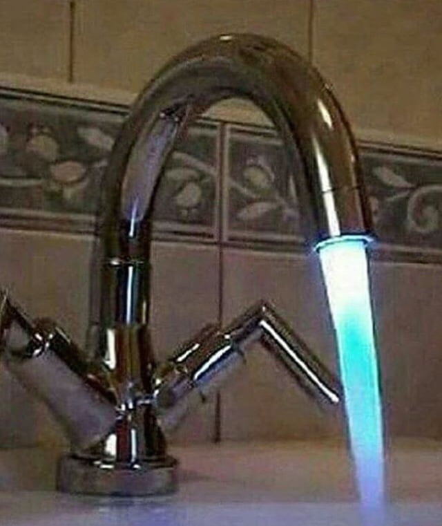 When you turn the hot water tab a bit to far...