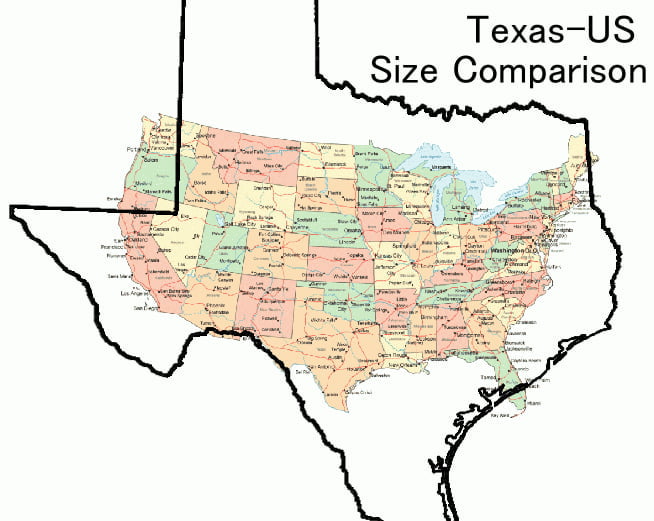 How big is texas you ask? 9GAG