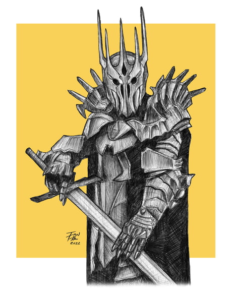 How to Draw Sauron  Drawings, Guided drawing, Online drawing