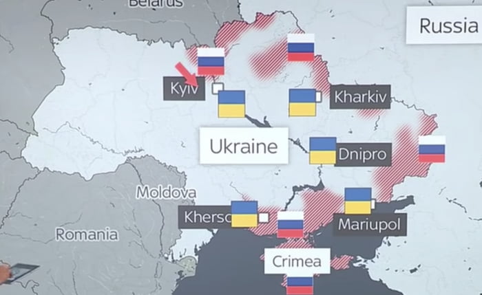 Russia Is Dividing Ukraine In Half By The Dnieper River. Probably Too 