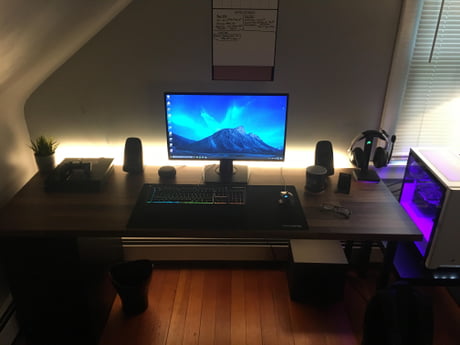 Diy Ikea Desk Build 9gag Diy Ikea Desk Build 9gag, Ikea Pc Desk Diy