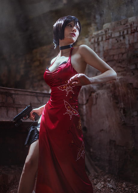 Resident Evil IV 4 Remake Ada Wong B Edtion Cosplay Costume