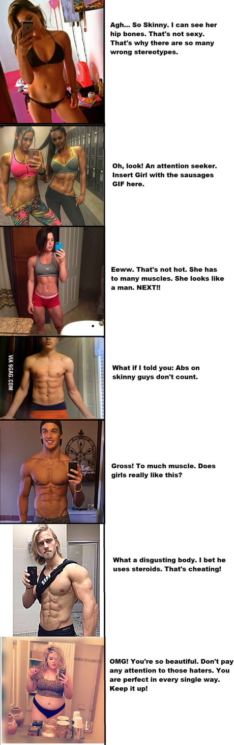 What body type do you find most attractive in men? - 9GAG