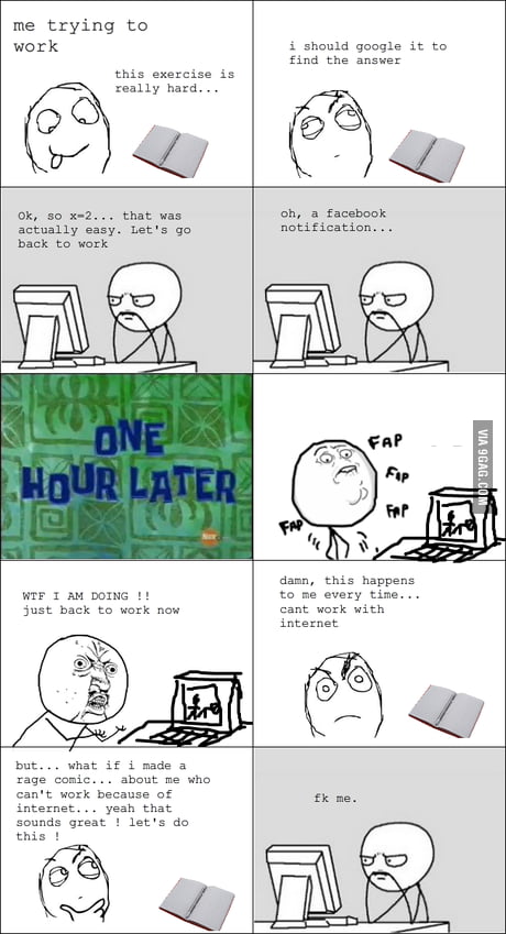 My first attempt at rage comics - 9GAG