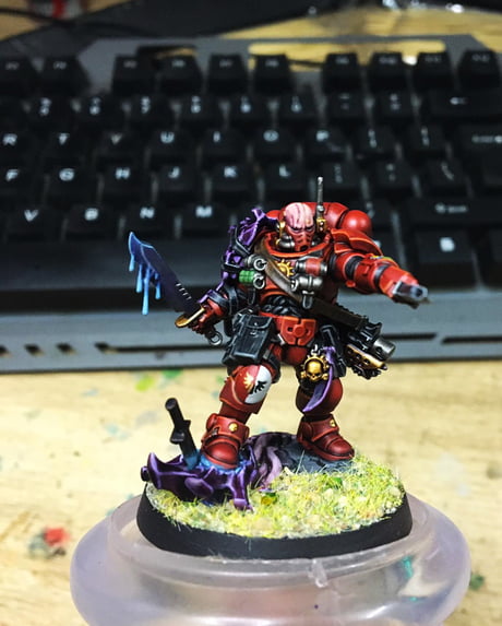 Anybody got tips on applying blood for the blood god technical paint? - 9GAG