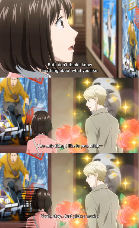 Throwing all the corn at her [Koi to Yobu ni wa Kimochi Warui] - 9GAG