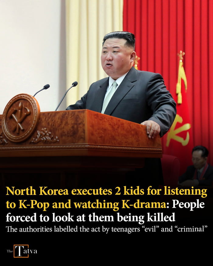 Two North Korean Teens, 16 And 17, Executed For Watching K-Drama. The horrified residents were made to watch the execution. The incident took place in October, but information about their killings only emerged last week
