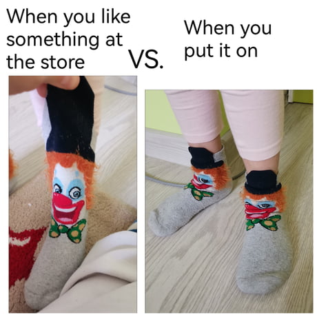 Clown socks - 9GAG