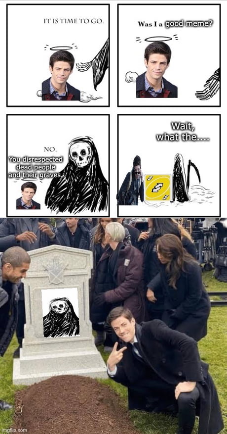 Pulling an UNO reverse on the grim reaper. - 9GAG