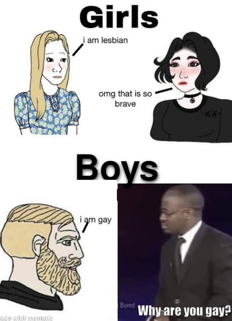 why are you gay meme image