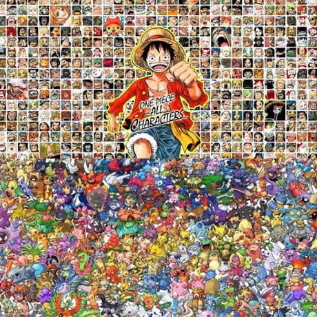 When You Realise That There Are More One Piece Characters Than Pokemon 8 Vs 936 9gag