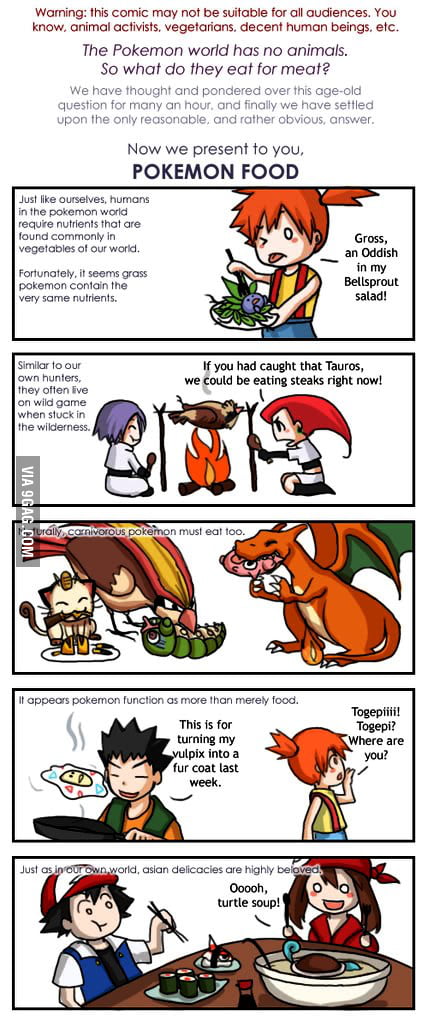 We Present To You The Pokemon Food 9gag