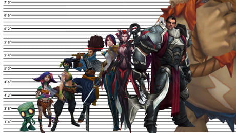 League of Legends: Champions Height and Weight List - GameRiv