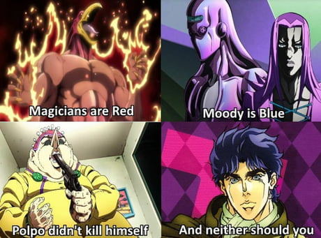 Your next line is is that a JoJo reference  - 9GAG