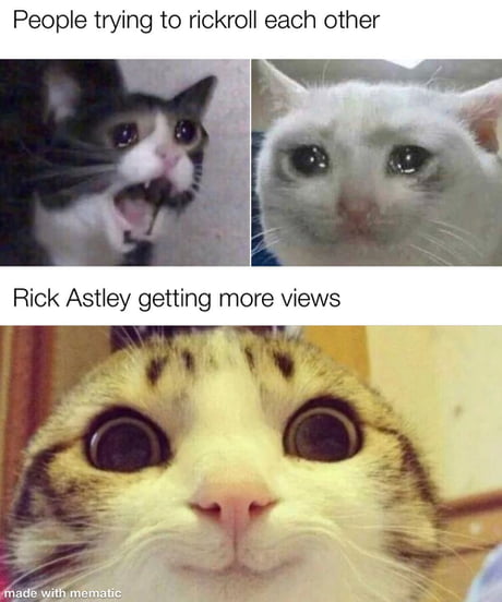 Me whenever I Rick Roll someone - 9GAG