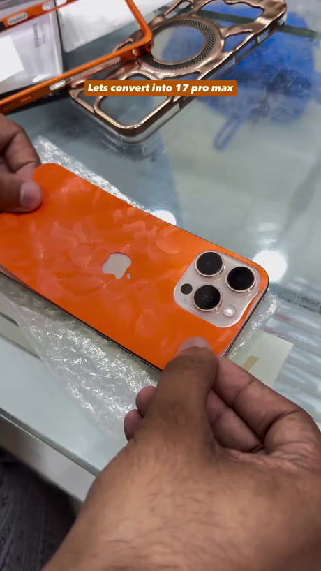 Phone vendors are now converting iPhone 12 to iPhone 17 pro max.