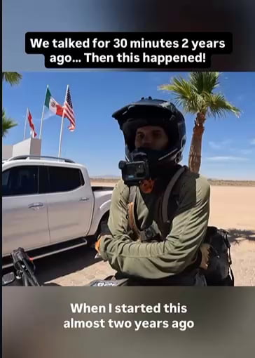 Dirt bike guy treated as an honored guest at a resort.