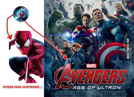 avengers age of ultron spiderman cameo