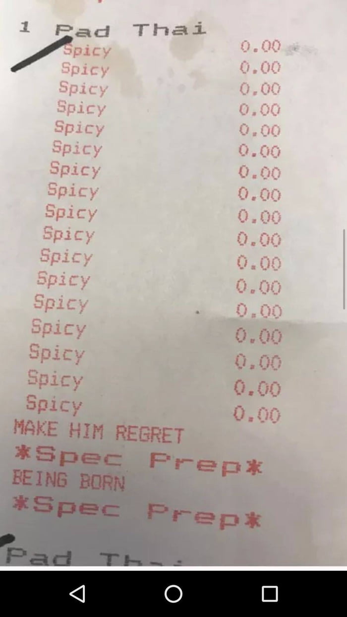 So spicy