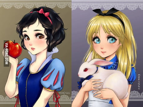 Disney Princesses As Anime Characters - 9GAG