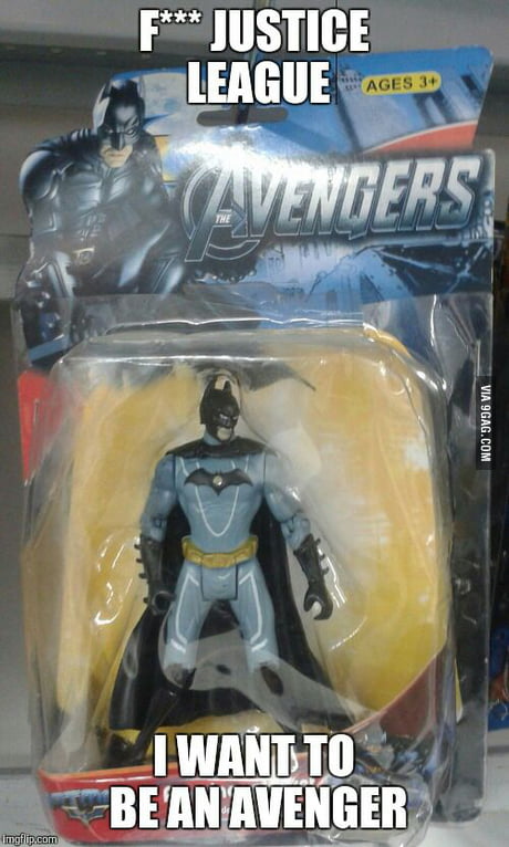 Batman want to money fight Iron Man - 9GAG