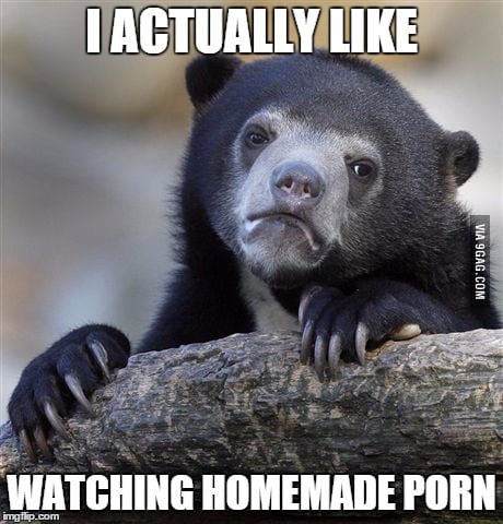 Homemade Porn Meme - Acting in porn makes it so stupid, homemade porn is more original - 9GAG