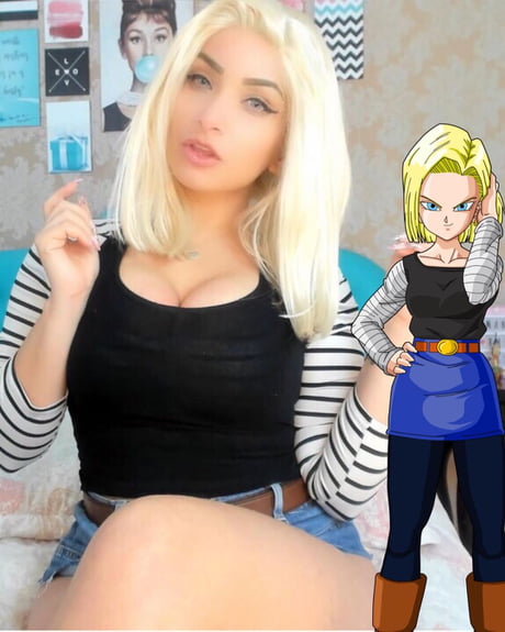 Android 18 cosplay by Emanuelly Raquel 9GAG