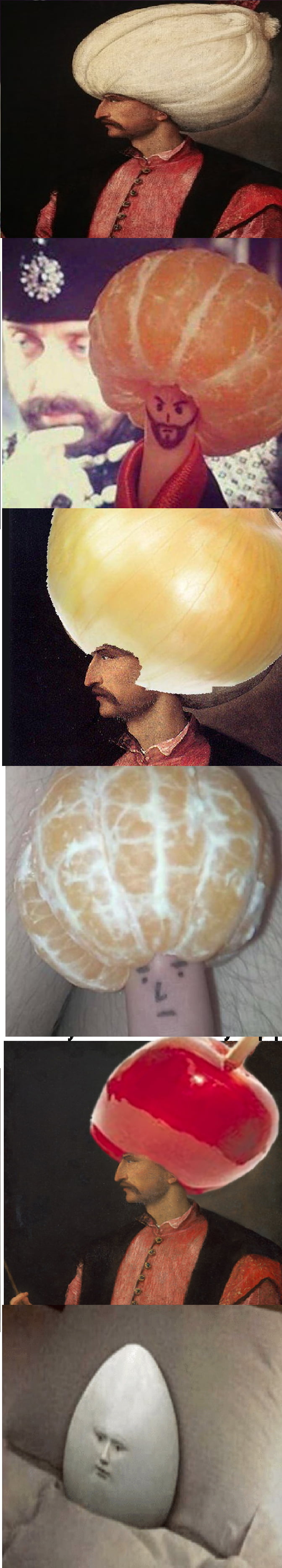 Just some shots of suleiman showing off his magnificent onion hat 9GAG