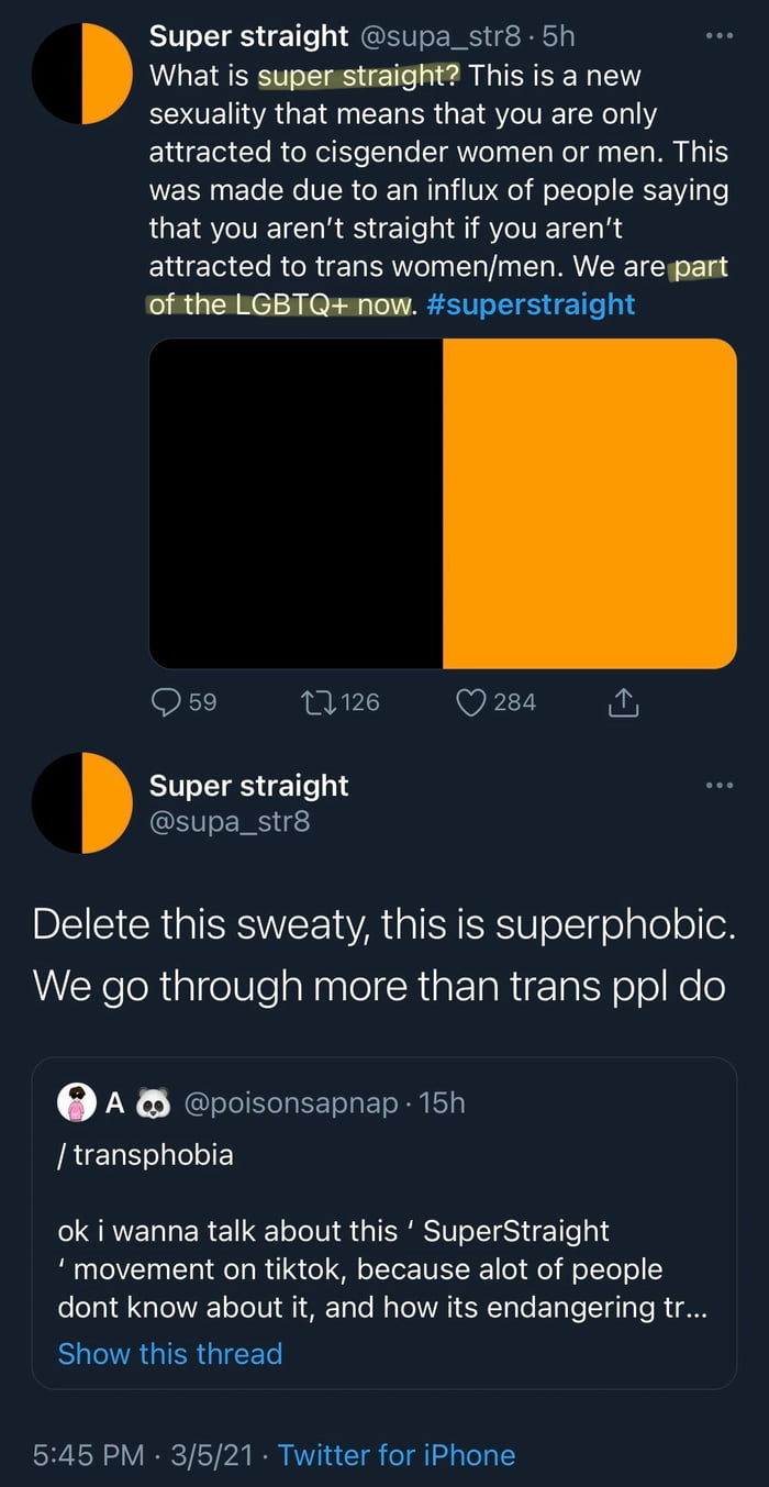 It started with a guy on Tiktok identifying himself 'Super straight' and basically played by the rules of woke people. In simple terms, he UNO reversed them lol.