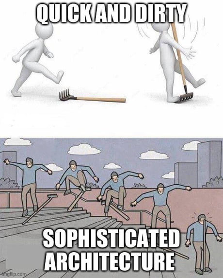 The Truth about software architecture - 9GAG