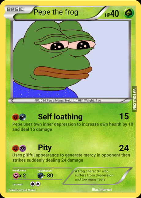 Another meme inspired game card, if I reach trending I'll make a rare pepe  one - 9GAG