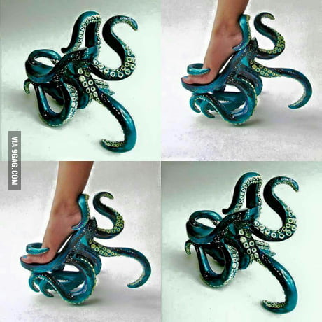 Hentai...er...I mean tentacle shoes! - 9GAG