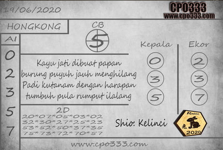 Togel Io Hk
, Prediksi Togel Hongkong Hari Ini Jumat 19 June 2020 9gag