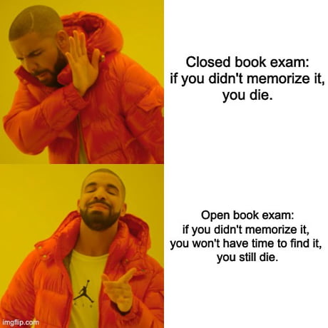 Open exams are a trap - 9GAG