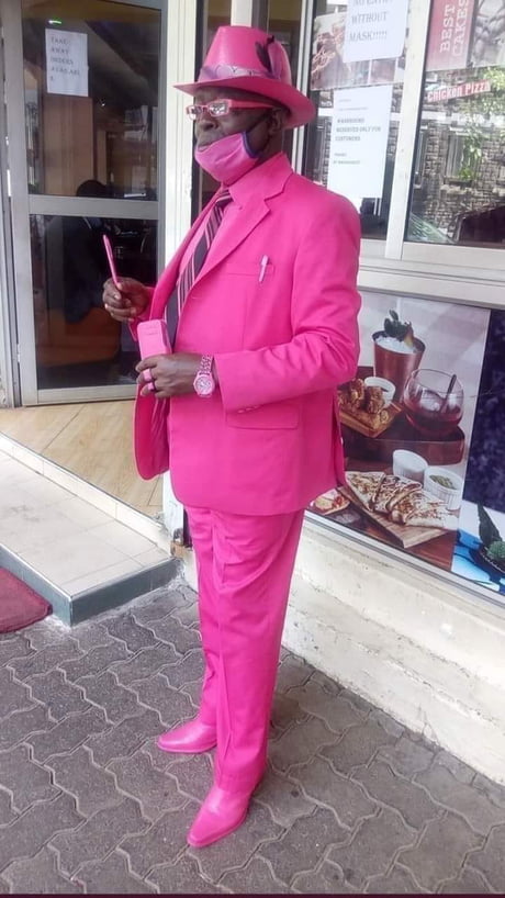 pimp in pink suit