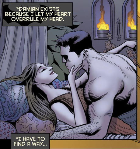 Talia did NOT rape Bruce (Batman and robin issue 2) - 9GAG
