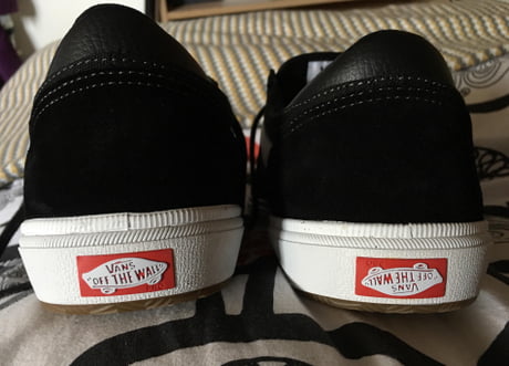 Fake vans off hot sale the wall