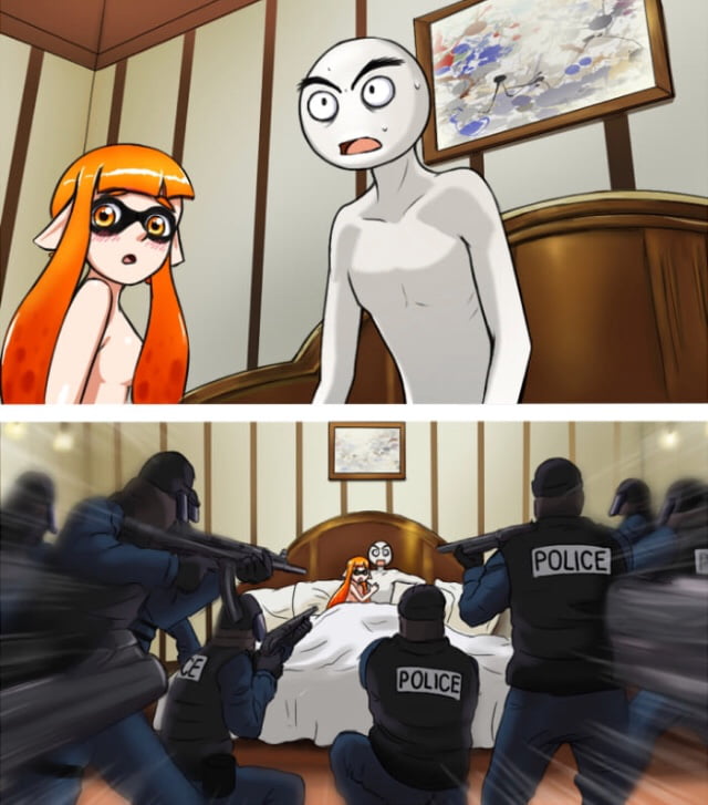 SHE SAID SQUID, OFFICER! SQUID!