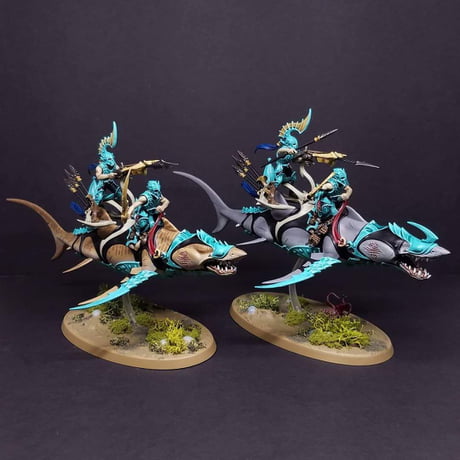 AKHELIAN ALLOPEX WARHAMMER AGE OF SIGMAR IDONETH DEEPKIN AOS GAMES - Foto 6