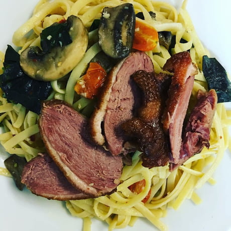 Smoked Duck Aglio Olio Pasta 9gag