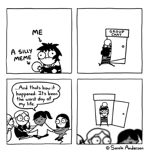 Sarah Andersen is awesome and cute 9GAG