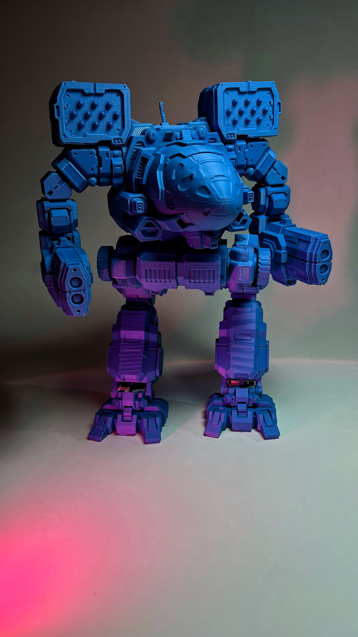 My first take on 3d printing, been a fan of battletech universe for ...